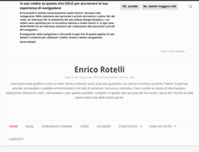 Tablet Screenshot of enricorotelli.it
